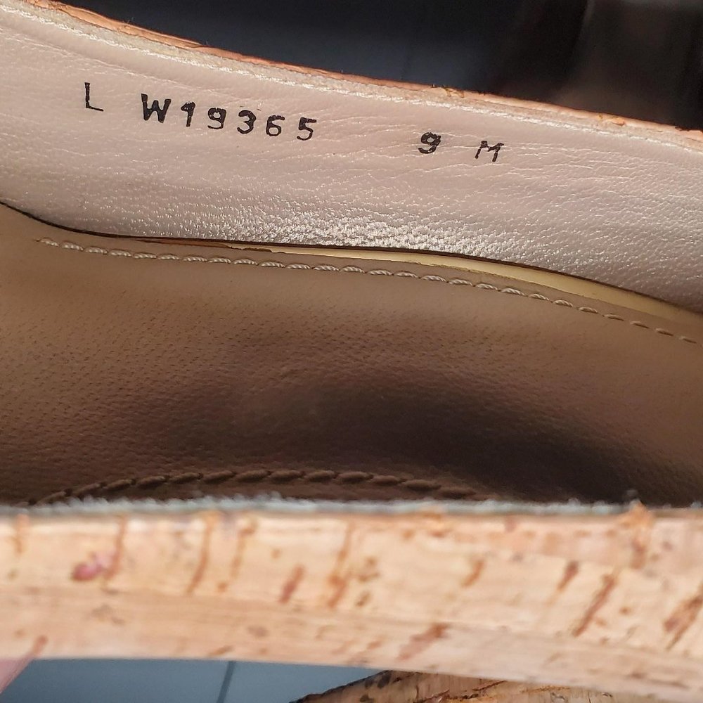 Stuart Weitzman Cork Heels Size 9m - image 3